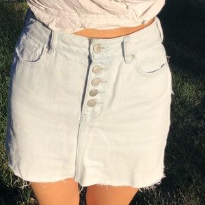 Denim Blue mini skirt